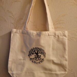 Medieval Manor Gardens Canvas Tote